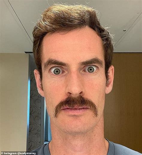 Andy Murray channels his inner Ron Burgundy as he reveals moustache ...