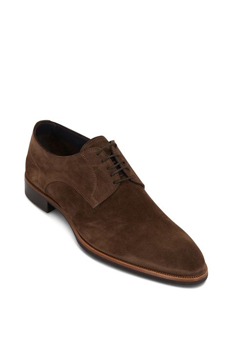Di Bianco - Pisa Dark Bark Cashmere Suede Dress Shoe