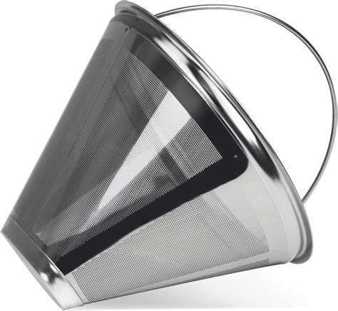 Amazon.com: #4 Coffee Filter Stainless Steel Coffee Filter Reusable ...