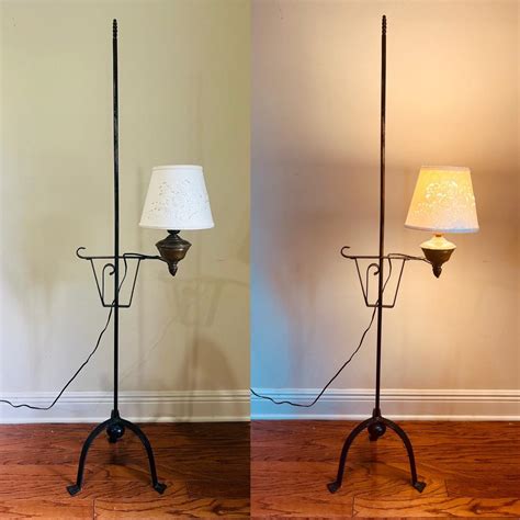 Vintage Wrought Iron Floor Lamp | EstateSales.org