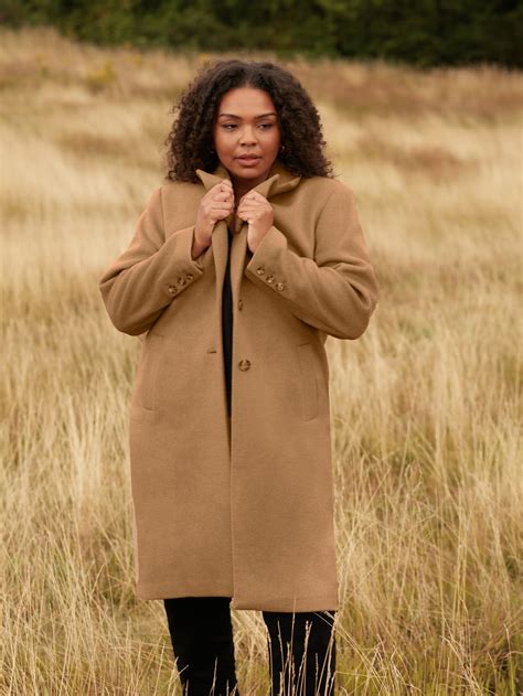 Long camel coat womens discount