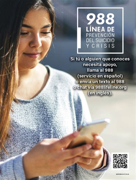 Finalmente ya está funcionando el sistema 988 en español para texto y ...