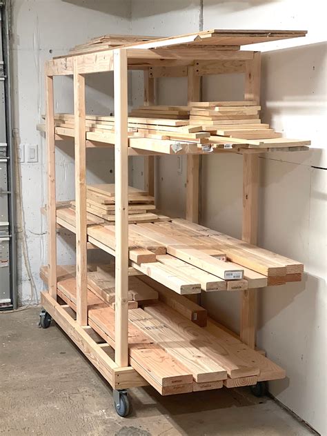 Simple to Build Rolling Wood Cart | Ana White