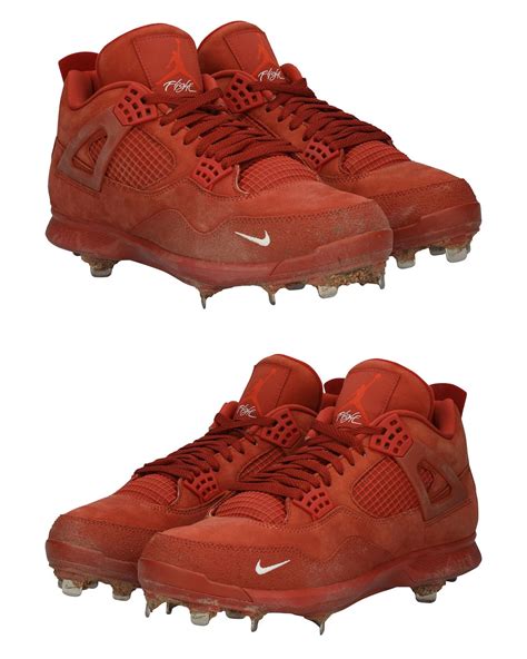 Sneaker News | How much would you pair for Mookie Betts' game-worn Air Jordan 4 "Brick by Brick ...