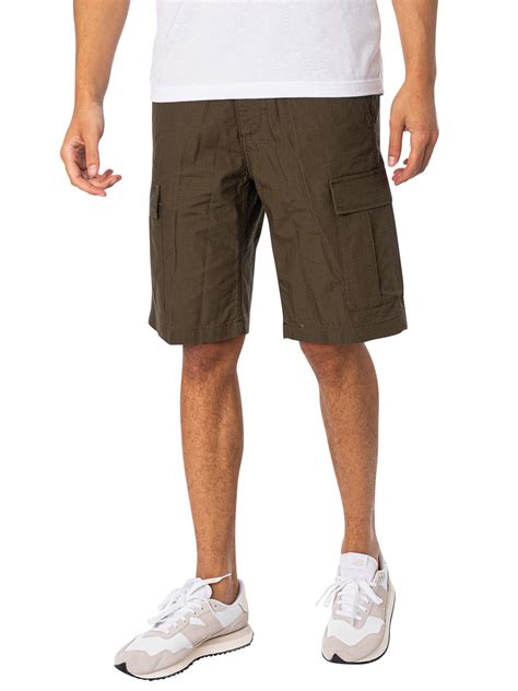 Carhartt WIP Aviation Slim Cargo Shorts - Cypress | Standout