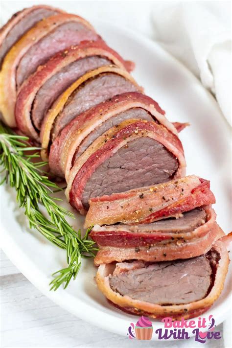 Easy Bacon Wrapped Beef Tenderloin Roast | Bake It With Love