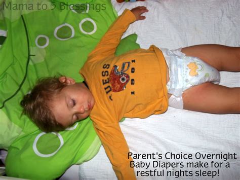 A DRY BABY & RESTFUL NIGHTS SLEEP WITH PARENT'S CHOICE OVERNIGHT ...