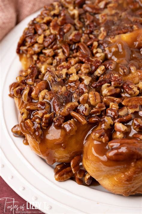 Caramel Pecan Sticky Buns Recipe | Tastes of Lizzy T | Sticky buns ...