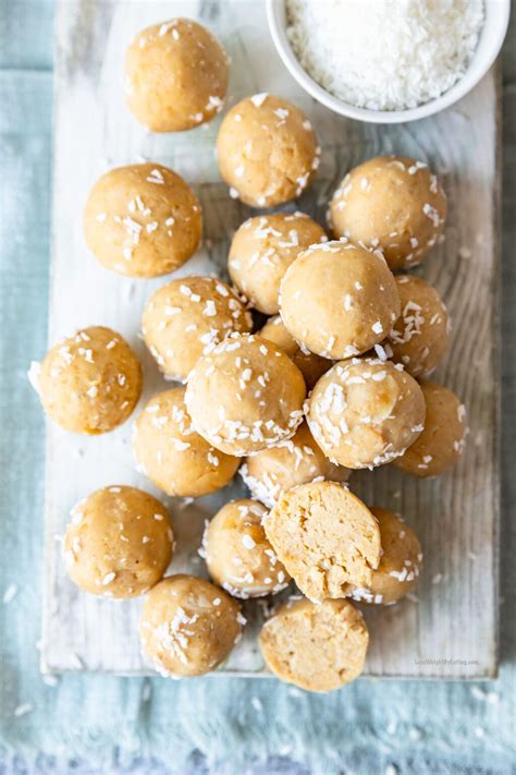 Low Calorie Peanut Butter Protein Balls - Lose Weight By Eating