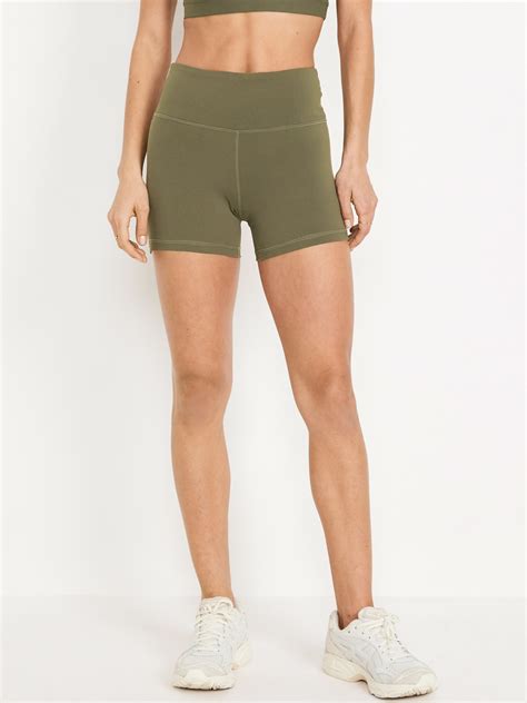 Women's High Waisted Workout Shorts | Old Navy