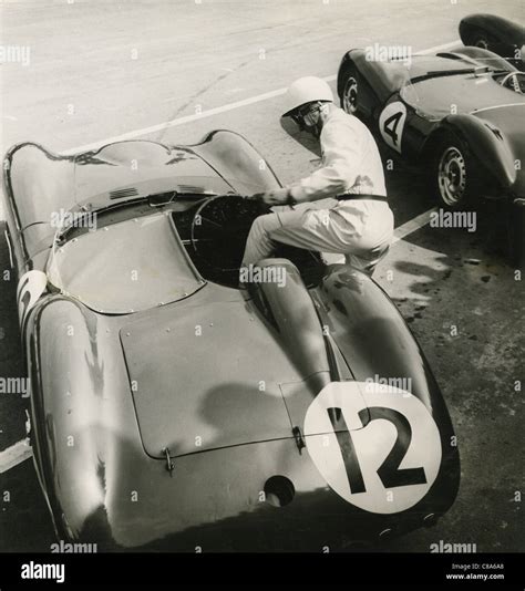 STIRLING MOSS English racing driver about 1955 Stock Photo - Alamy