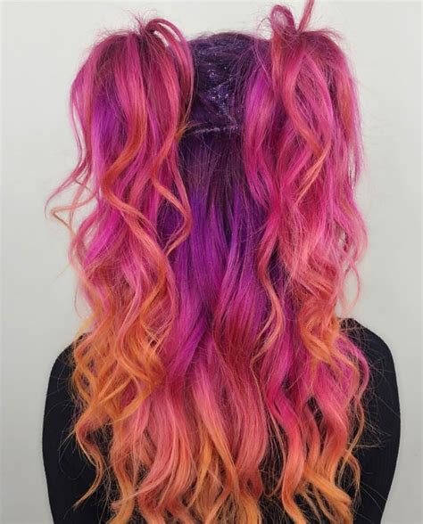 Bright Hair Colors, Hair Dye Colors, Cool Hair Color, Colorful Hair ...