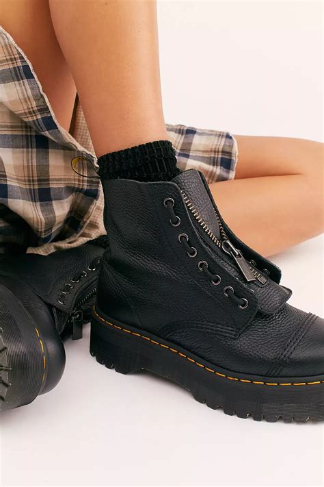 Dr. Martens Sinclair Zip Front Boots | Boots outfit, Shoe boots, Boots