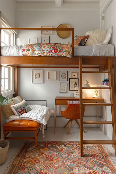 40 Stylish Loft Bedroom Designs for Eclectic Living | Idee letto a ...