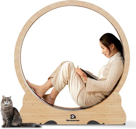 Naviconvex Cat Wheel 43.3 inch XL Cat Wheel for Indoor Cats,Cat ...