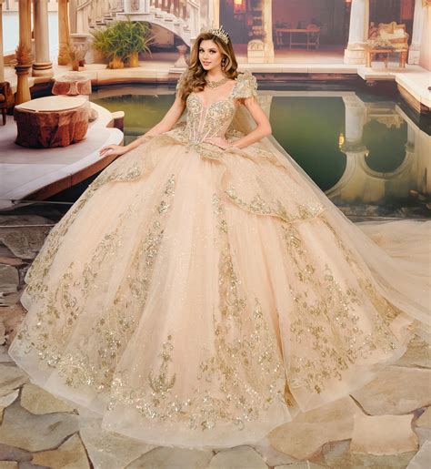 Champagne Quince Dresses | Princesa by Ariana Vara
