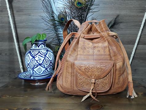 boho leather bag Beautiful Handmade Shoulder Purse Crossbody Bags Hobo ...