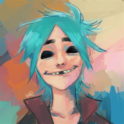 2D Gorillaz Keyboard Art