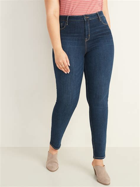 High-Waisted Dark-Wash Rockstar Super Skinny Jeans for Women | Old Navy