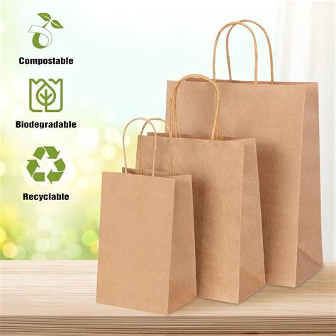 Bulk Kraft Paper Bags With Handles at Ruth Townsend blog