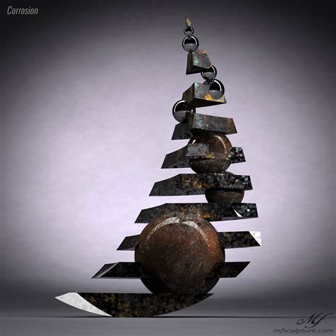 "Corrosion" | Abstract Sculpture - Mike Fields Contemporary Sculptures