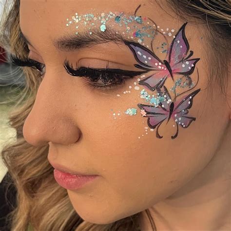 Pin by Mary-Ellen Thomas on Butterfly Face Paint | Face painting easy ...