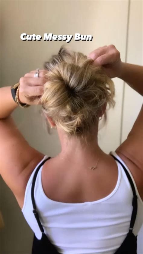 Cute messy bun hair tutorial – Artofit