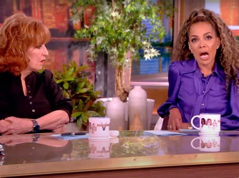 The View's Joy Behar Argues With Costar Sunny Hostin About Cheating
