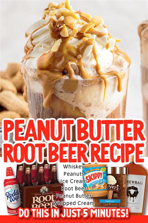 Peanut Butter Root Beer | Fun drink recipe, Drinks alcohol recipes easy ...