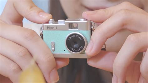This adorable tiny toy camera actually takes photos and video