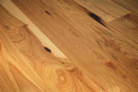 Wide Plank Hickory Flooring with Hard Wax Oil Finish - Random Widths ...