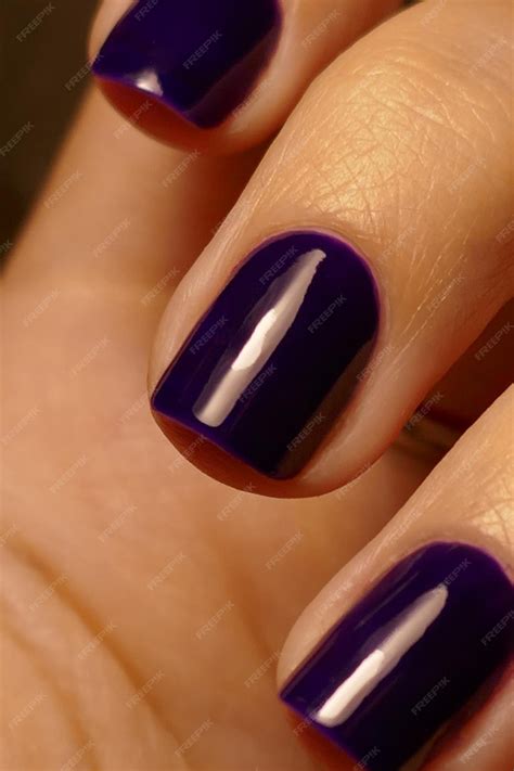 Dark Purple Nail Designs