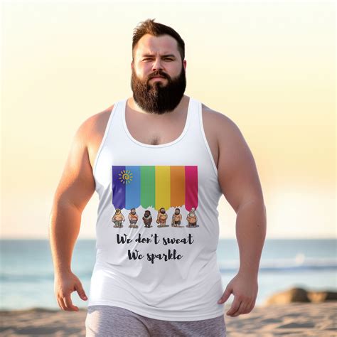 Cute Gay Bear Tank Top | Bear Pride Outfit | Gay Pride Bear Tank Top ...