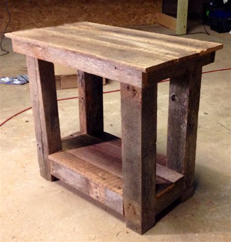 Barn Wood End Tables at Charlie Oppen blog