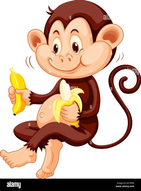 Monkey Banana Cartoon
