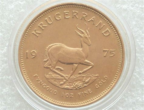 1975 South Africa Full Krugerrand Gold 1oz Coin