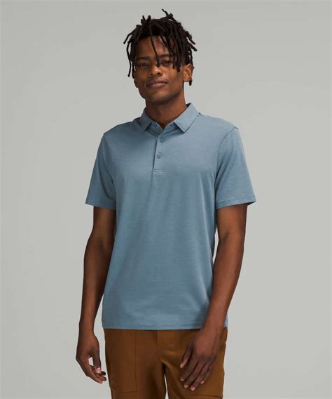 Lululemon Evolution Short Sleeve Polo Shirt - River Blue - lulu fanatics