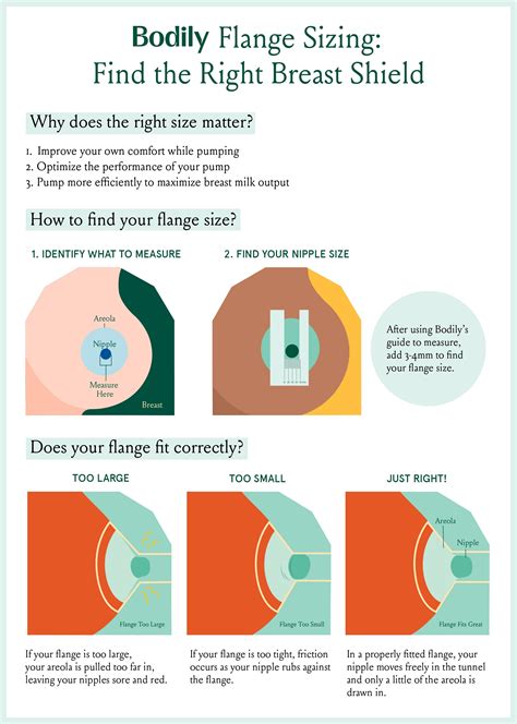 Breast Pump Flange Sizing Guide – Bodily