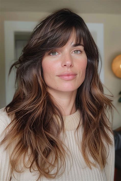 22 Gorgeous Side Bangs Hairstyles for All Faces | Long hair with bangs, Hairstyles with bangs ...