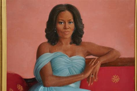 Here are the official White House portraits of Barack and Michelle Obama - who painted barack obama's portrait