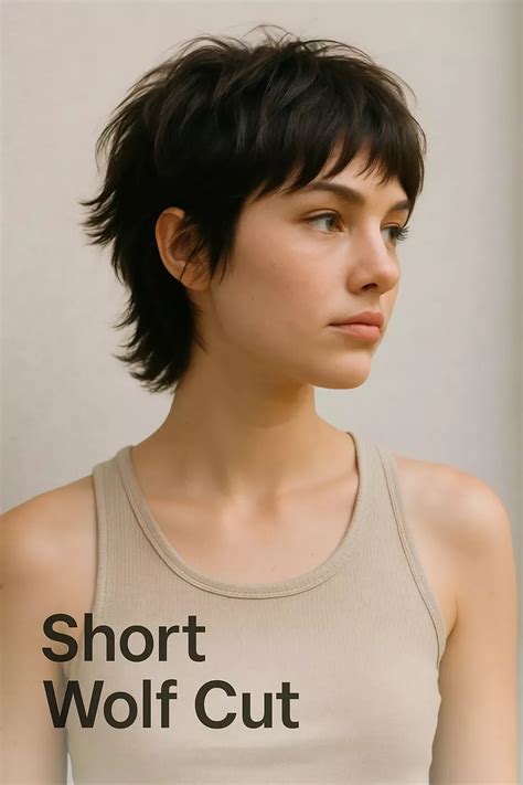 Short Wolf Cut ️ Textured & Bold 2025 Hair Trend | Capelli corti donne ...