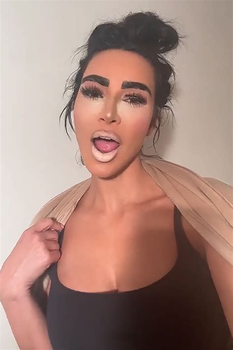 Kim Kardashian uses Kylie Jenner's line for 'bad makeup' TikTok