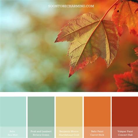 Amazing Fall Color Combinations - Soon To Be Charming | Fall color ...