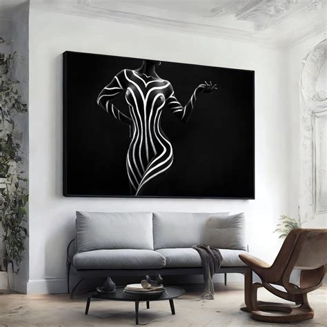 Nude Painting Decoration, Nude Art Women Painting Original, Extra Large ...