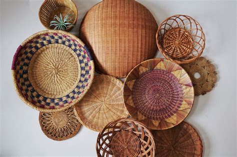 Basket Wall Decor, 10 Piece Set, Boho Wall Decor, Wall Basket Set ...