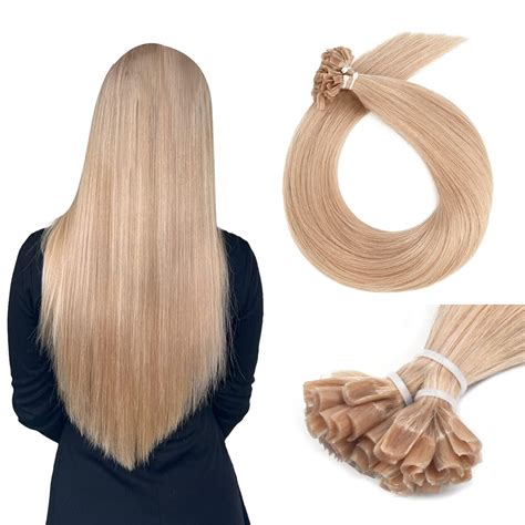 Amazon.com : Neitsi U Tip Hair Extensions Human Hair, Hair Extensions ...