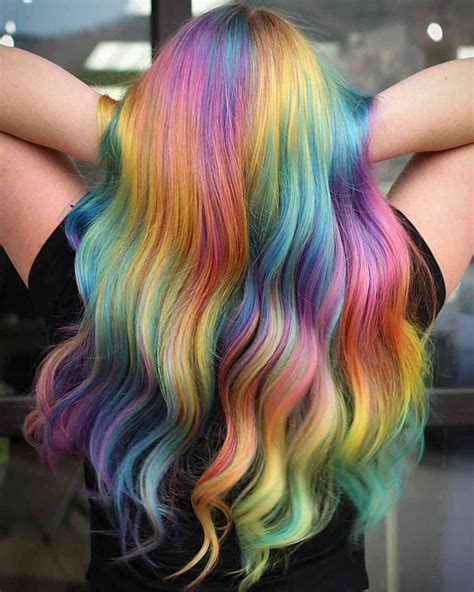 Pretty Rainbow Hair 82 Photos Of Rainbow Hair Ideas To Consider For