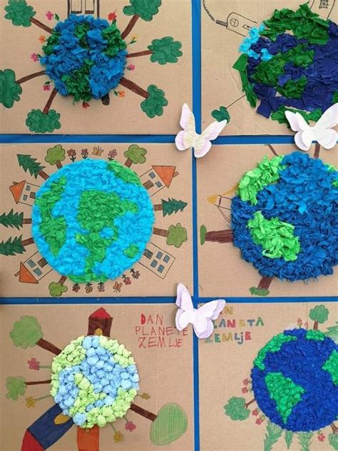 Pin by Anna Fedorowicz on Szkoła | Earth day crafts, Elementary art ...