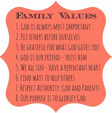 Inspirational Quotes On Family Values at Diana Massey blog
