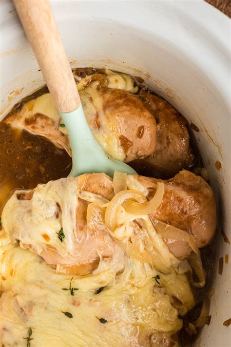 Slow Cooker French Onion Chicken - The Magical Slow Cooker